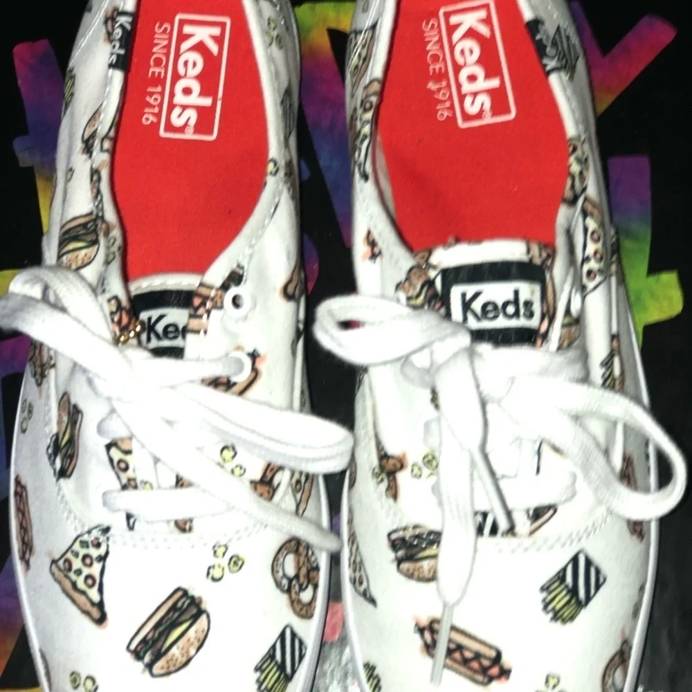 Keds women’s Chalk Boardwalk White Multi
